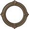 Ekena Millwork Benson Ceiling Medallion (Fits Canopies up to 8"), Hnd-Painted Warm Silver, 13 1/8"OD x 8"ID x 5/8"P CM13BNWSS - alternate 1